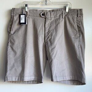 NWT Peter Millar Crown Crafted Khaki Flat Front Shorts Size 40